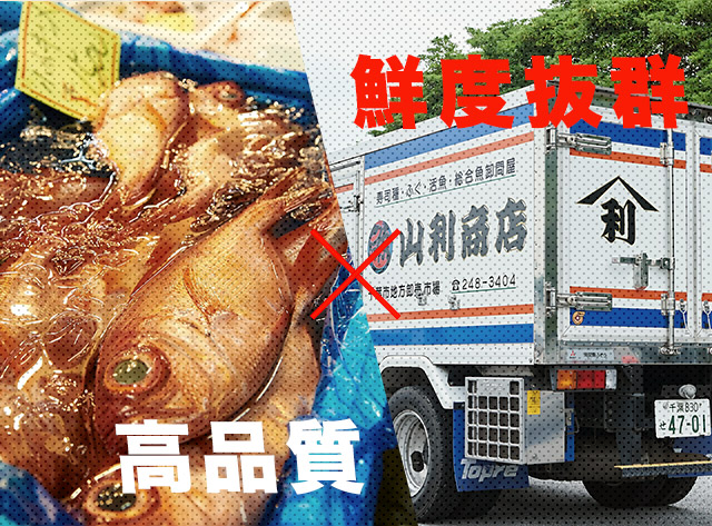 高品質×鮮度抜群